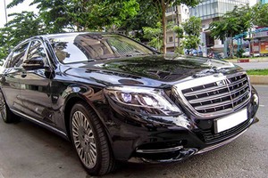 Xế sang gần 10 tỷ Maybach S600 lăn bánh tại Sài Thành